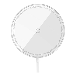 Беспроводное зарядное устройство Baseus Simple Mini3 Magnetic 15W (CCJJ040012) Silver