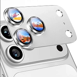 Защитное стекло Mossily на камеру для iPhone 17 Pro Silver