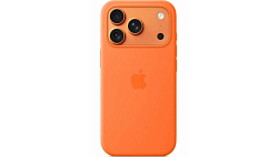 Чехол Silicone Case MagSafe для iPhone 17 Pro Max Orange
