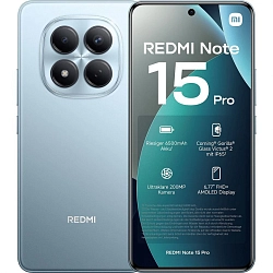 Смартфон  Xiaomi Redmi Note 15 Pro 4G 12/256Gb Glacier Blue (Global Version)