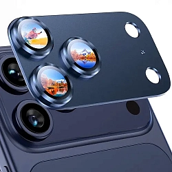 Защитное стекло Mossily на камеру для iPhone 17 Pro Max Deep Blue
